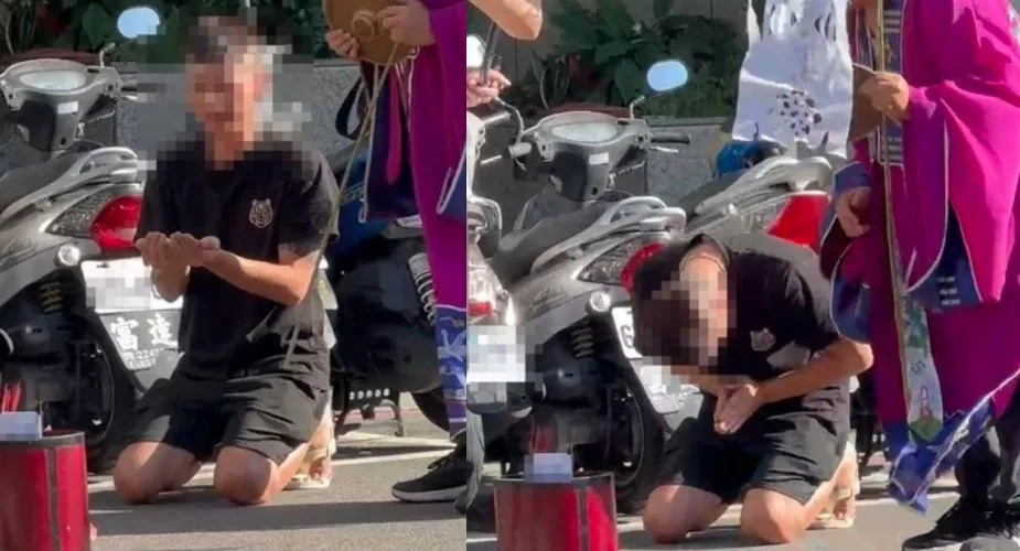 迴轉二度輾壓...護理師下班遭撞慘死　弟淚跪柏油路招魂「苦擲22筊」法師嘆有心願