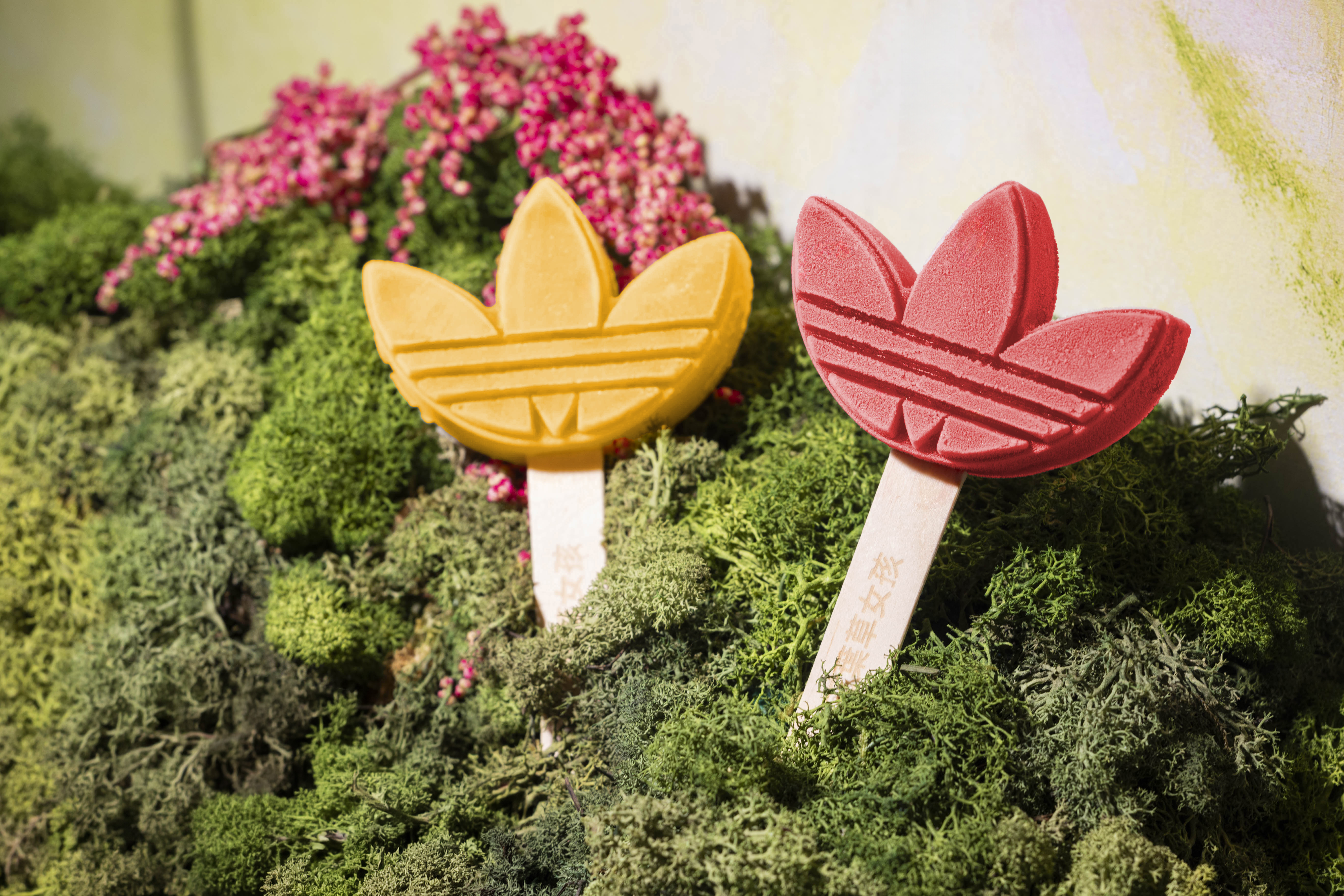 數量有限可供兌換的三葉草限定冰棒。（adidas Originals提供）        