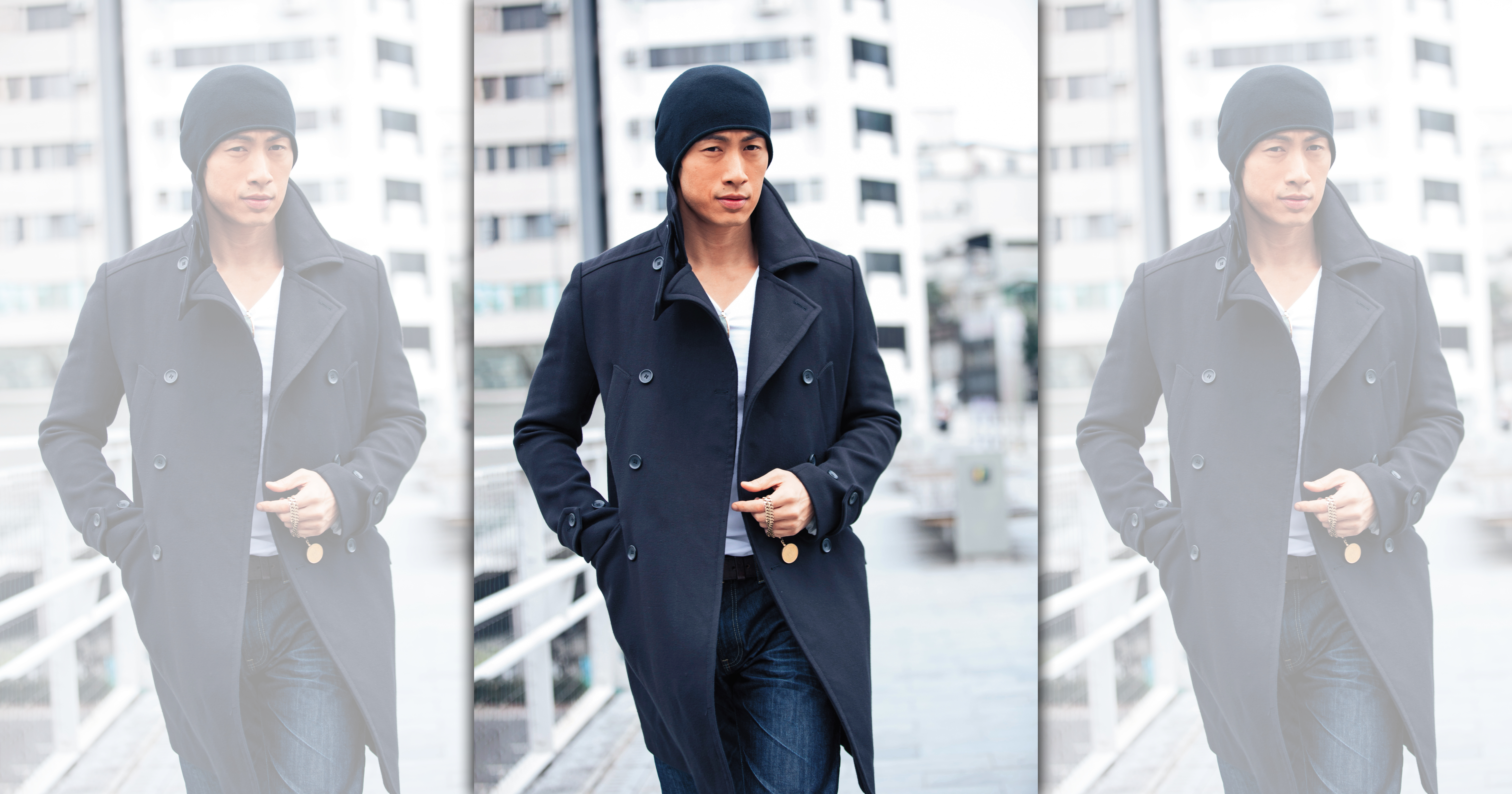 路斯明高大有型，受邀演出美國影集裡台灣黑道二代的關鍵角色。