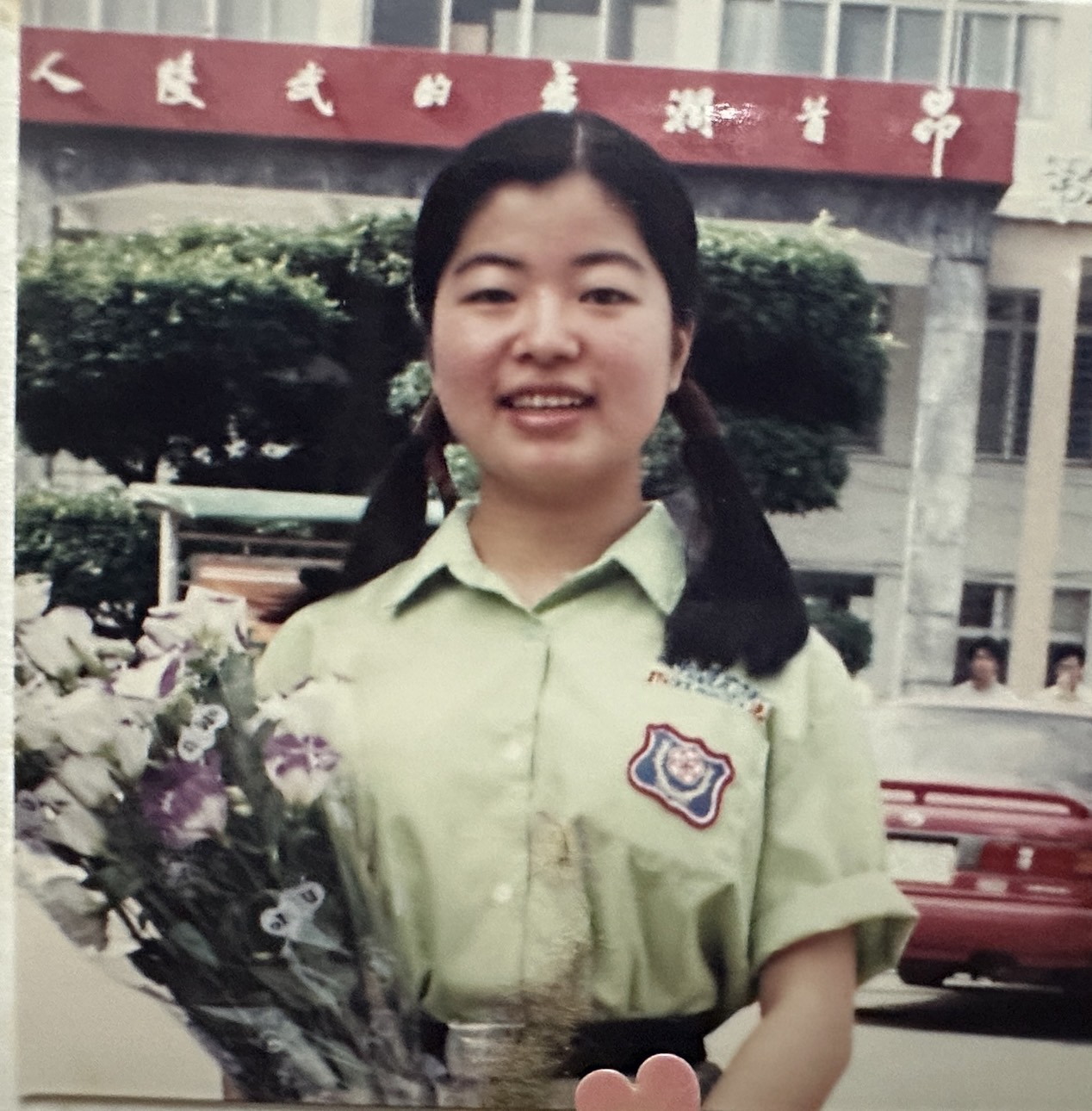 林欣怡從小成績優異,父母離異後受祖父母、叔叔嬸嬸照顧。(林欣怡提供)