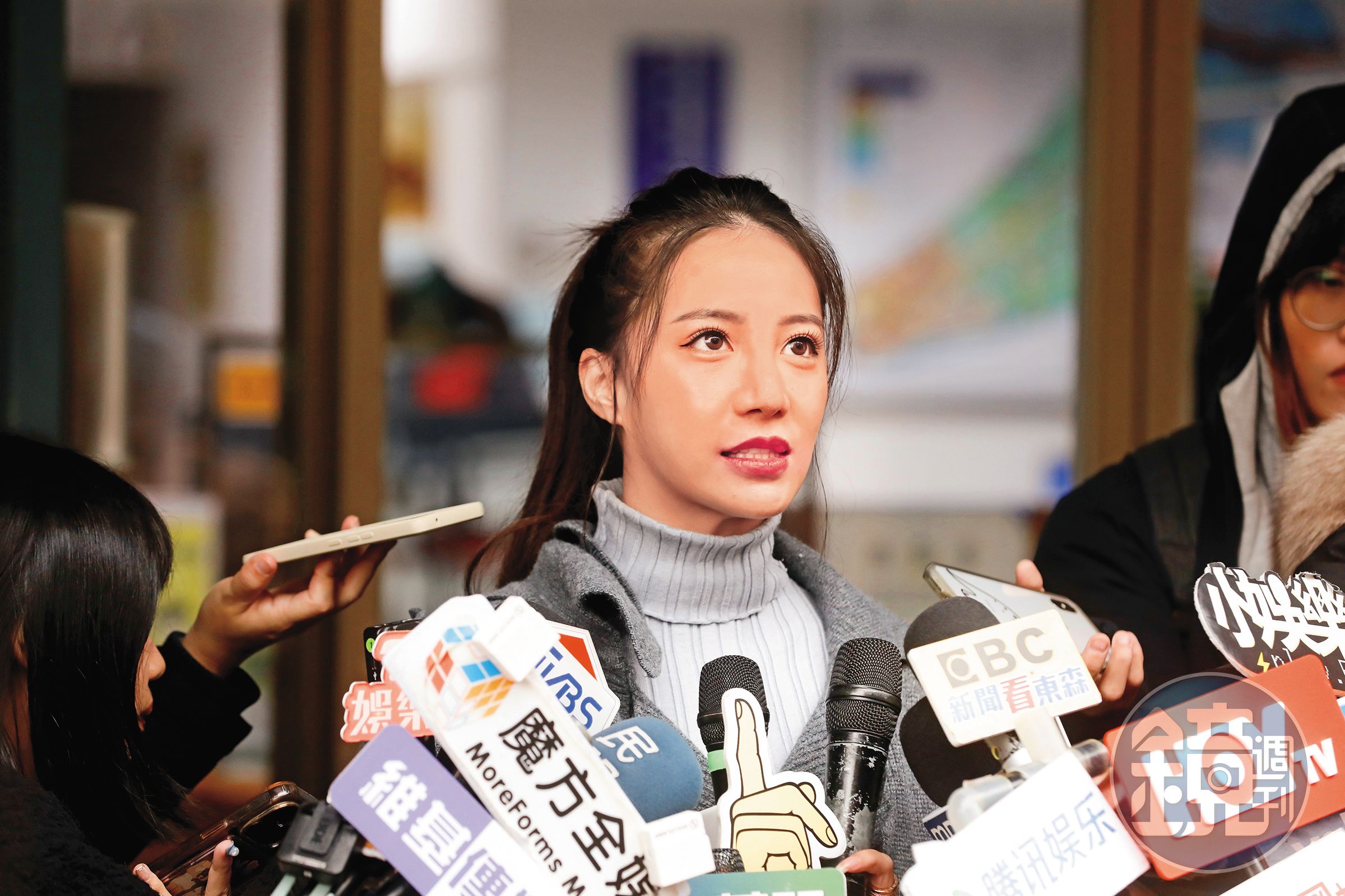 SAUCE人氣旺,遭詐騙集團仿冒,讓林采緹氣到去警局報案。