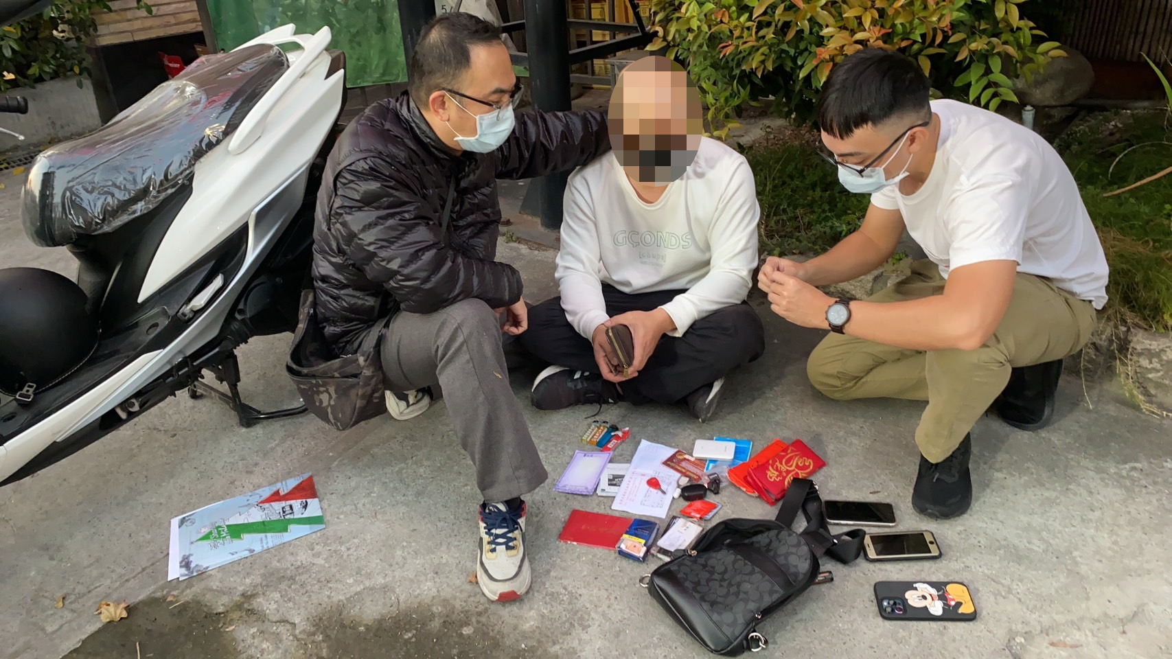 警方逮捕主嫌謝男。（警方提供）