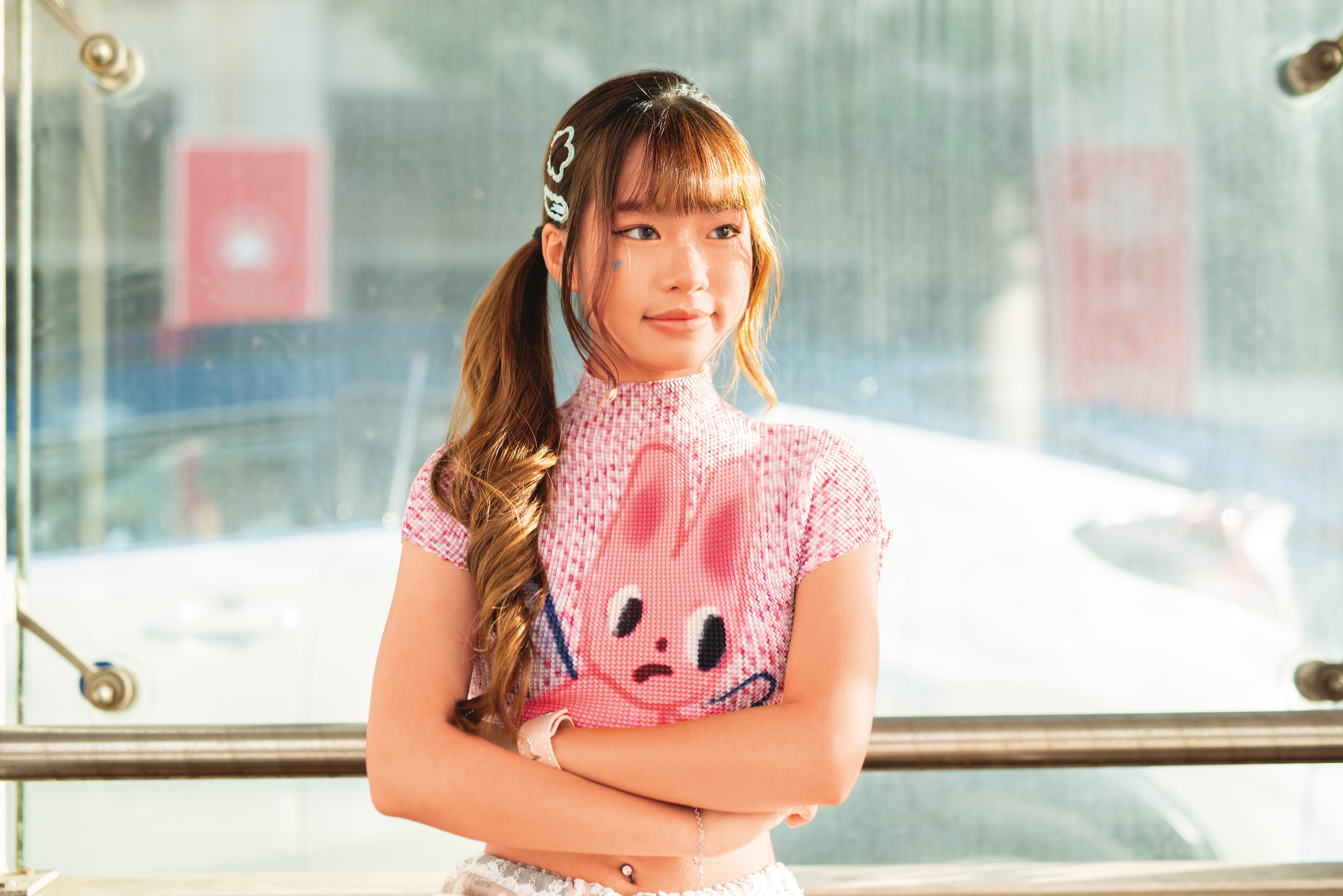 欣菲個子嬌小,為了長高她嘗試跳繩、喝羊奶等各種方式,「希望可以長到160公分!」