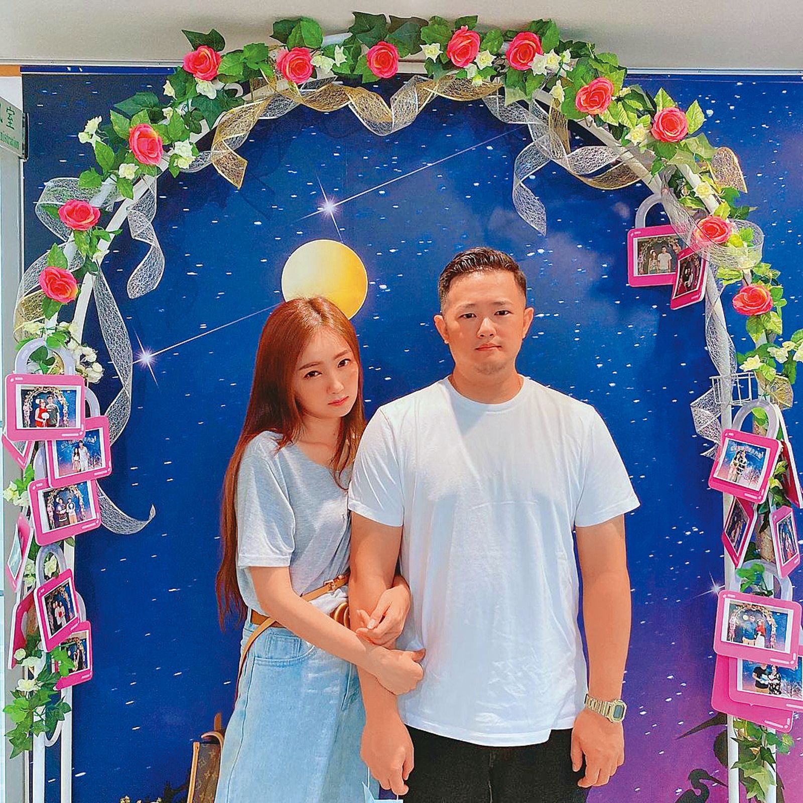 丫頭（左）和老公王惟立（右）結婚5年，近年卻頻傳吵架、婚變消息。（翻攝自詹子晴IG）