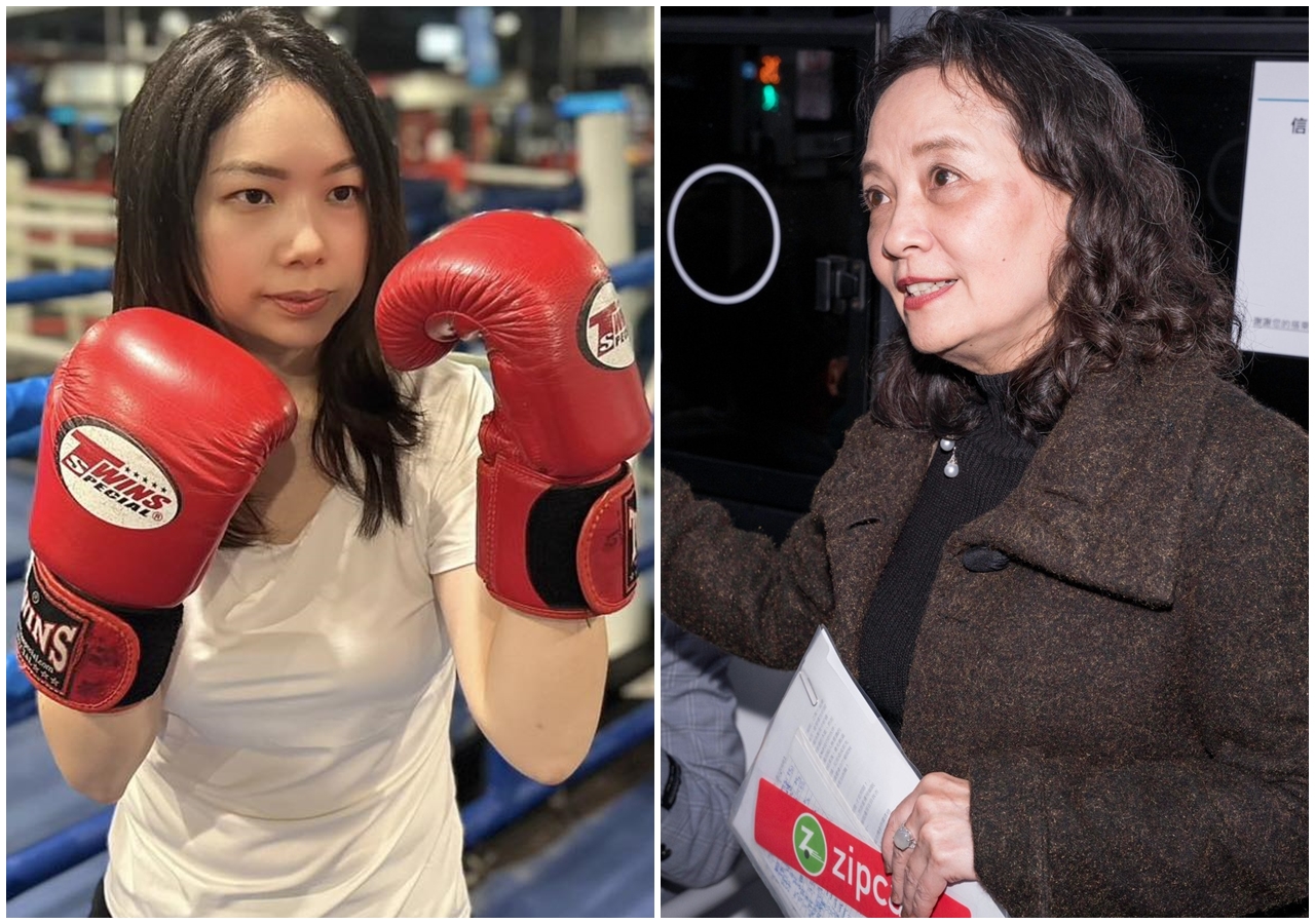 民眾黨發言人李有宜、創黨元老「大媽老司機」朱蕙蓉昨天都宣布退黨。（翻攝自李有宜、朱蕙蓉臉書）