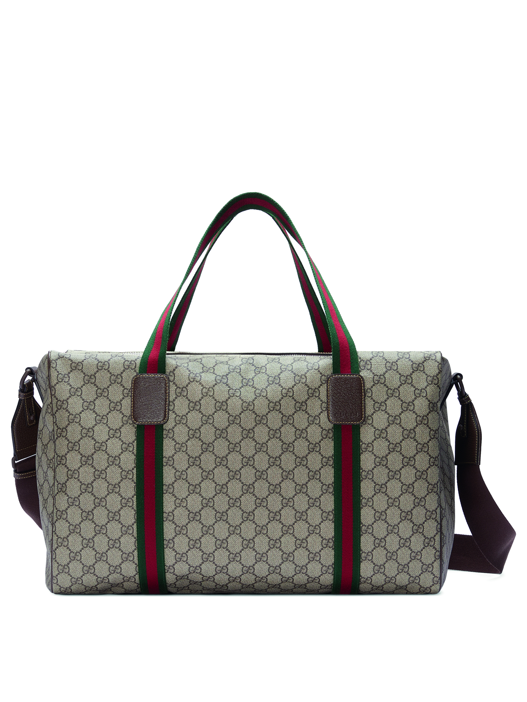 GG Supreme經典帆布休閒旅行袋。NT$62,300（古馳提供）