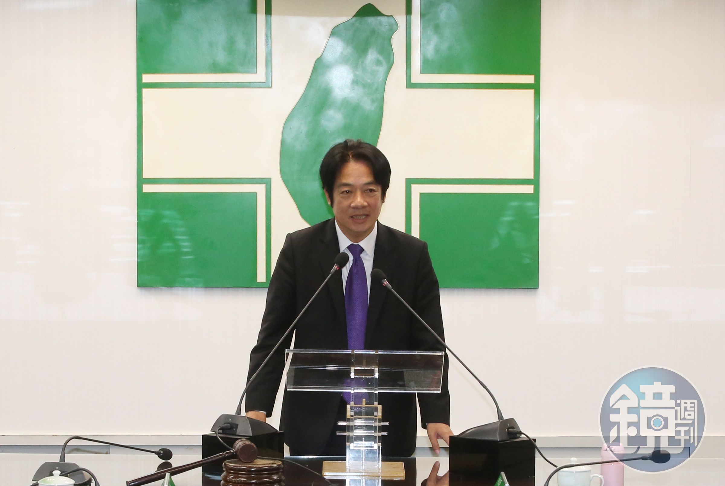 賴清德今出席民進黨中常會時，提到行政院近日將會依立法院審議通過「特別條例」，提出特別預算案。（本刊資料照）