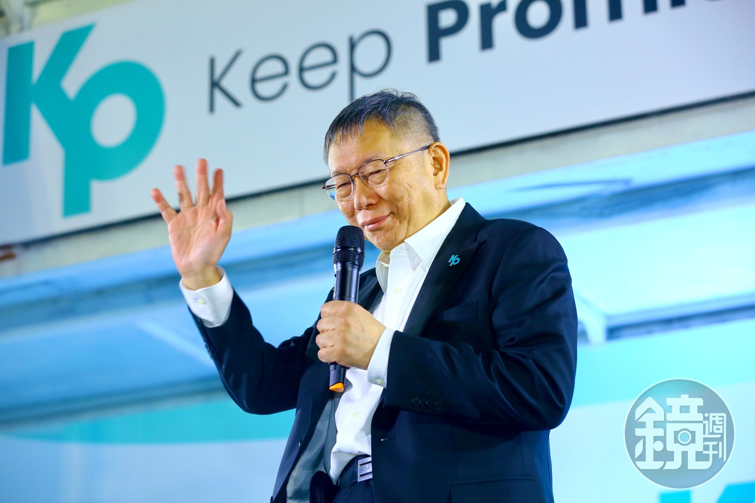 藍白合再度陷入僵局,柯文哲(圖)競選辦公室發言人陳智菡發聲。(本刊資料照)