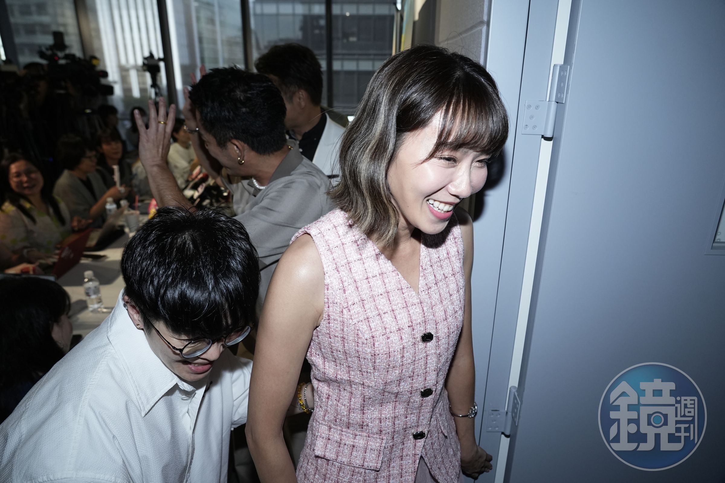 大牙受訪時被追問離婚心情。