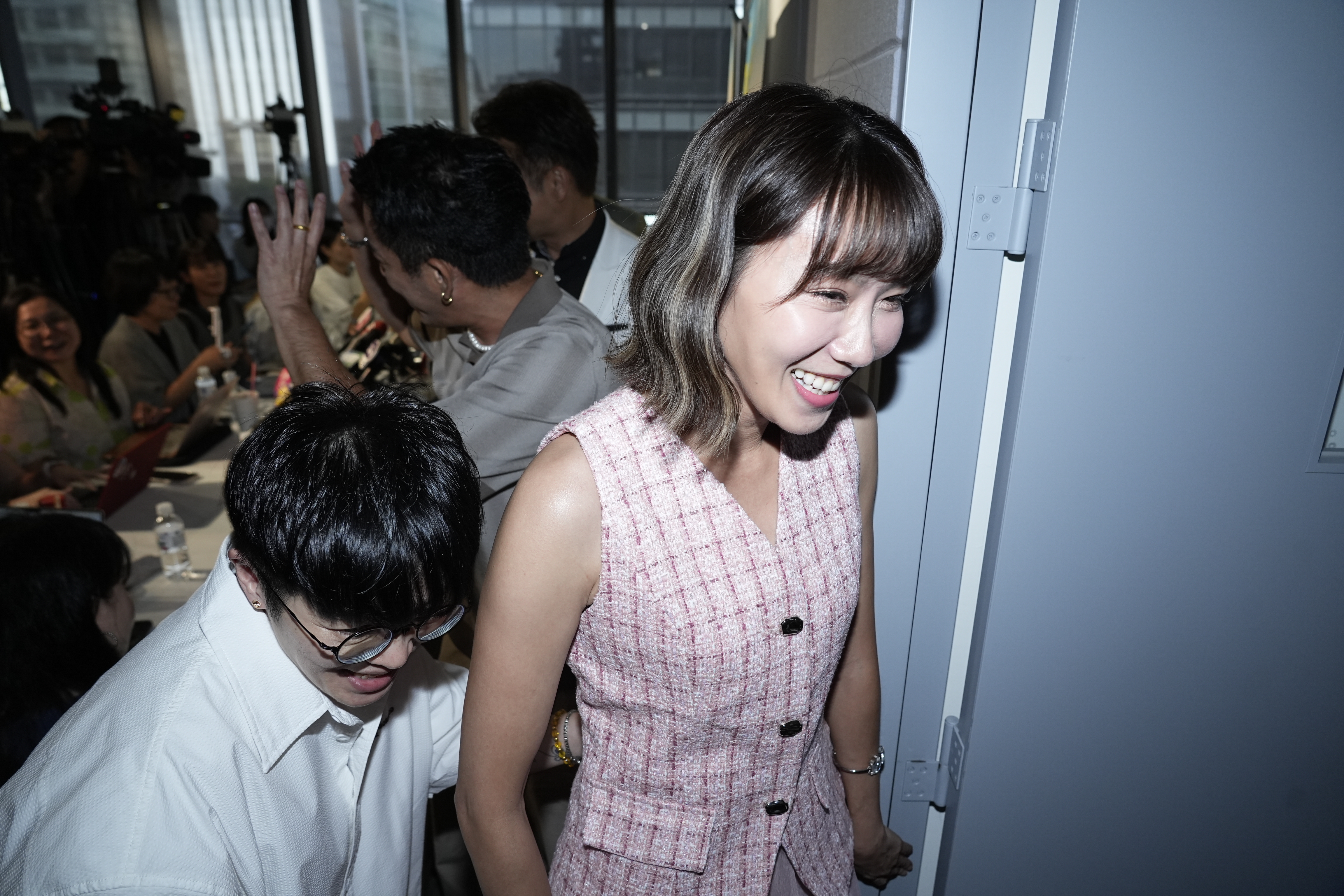 大牙受訪時被追問離婚心情。