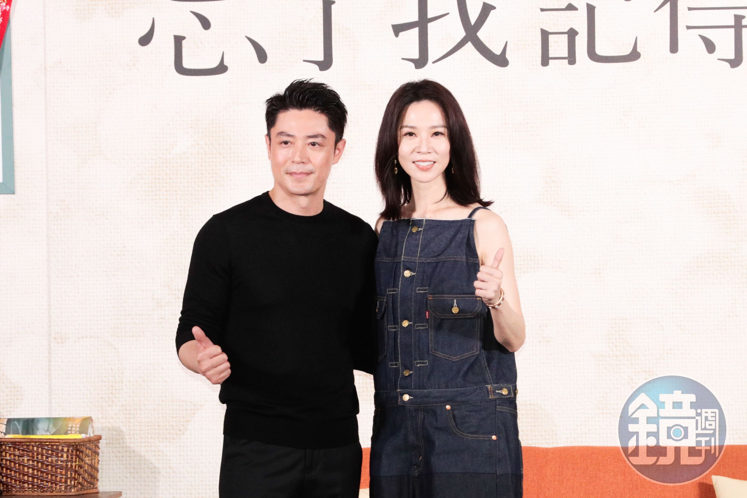 霍建華和謝盈萱飾演夫妻,笑說:滿後悔的。