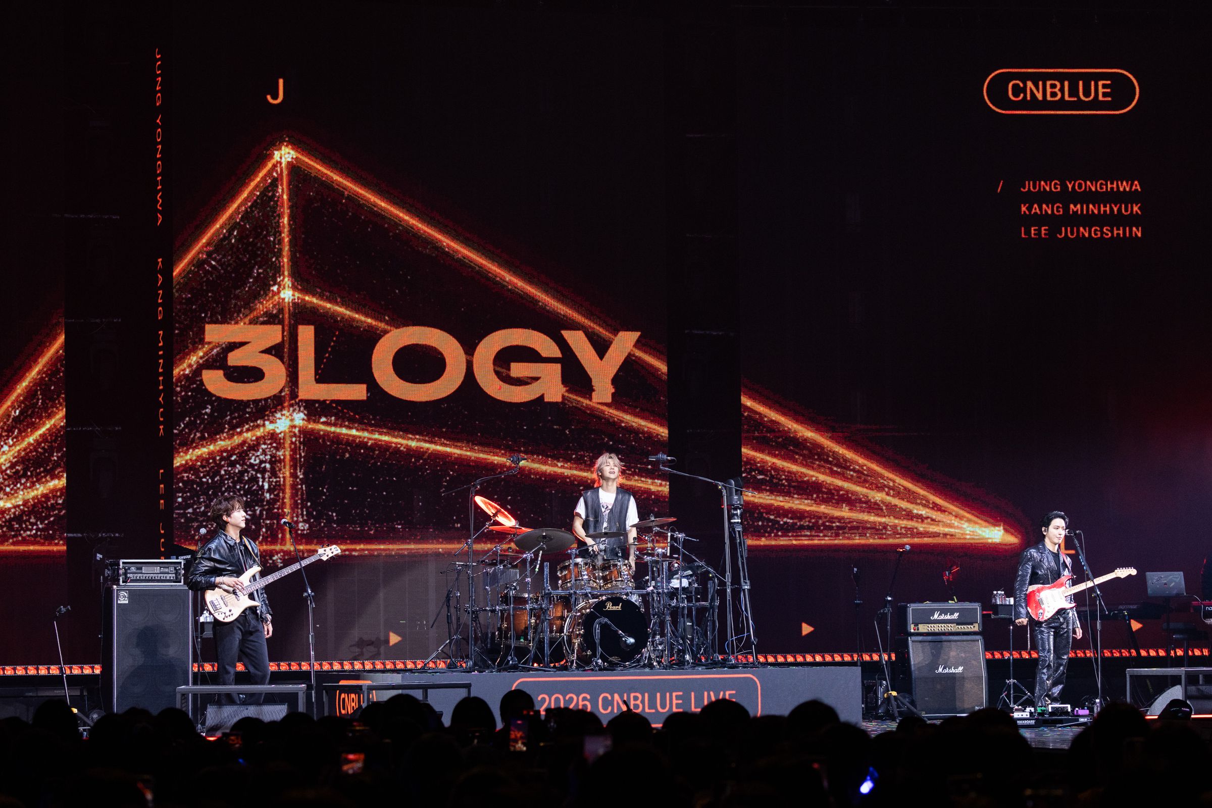CNBLUE今、明兩天在北流舉辦「3LOGY」演唱會。（和協整合行銷提供）