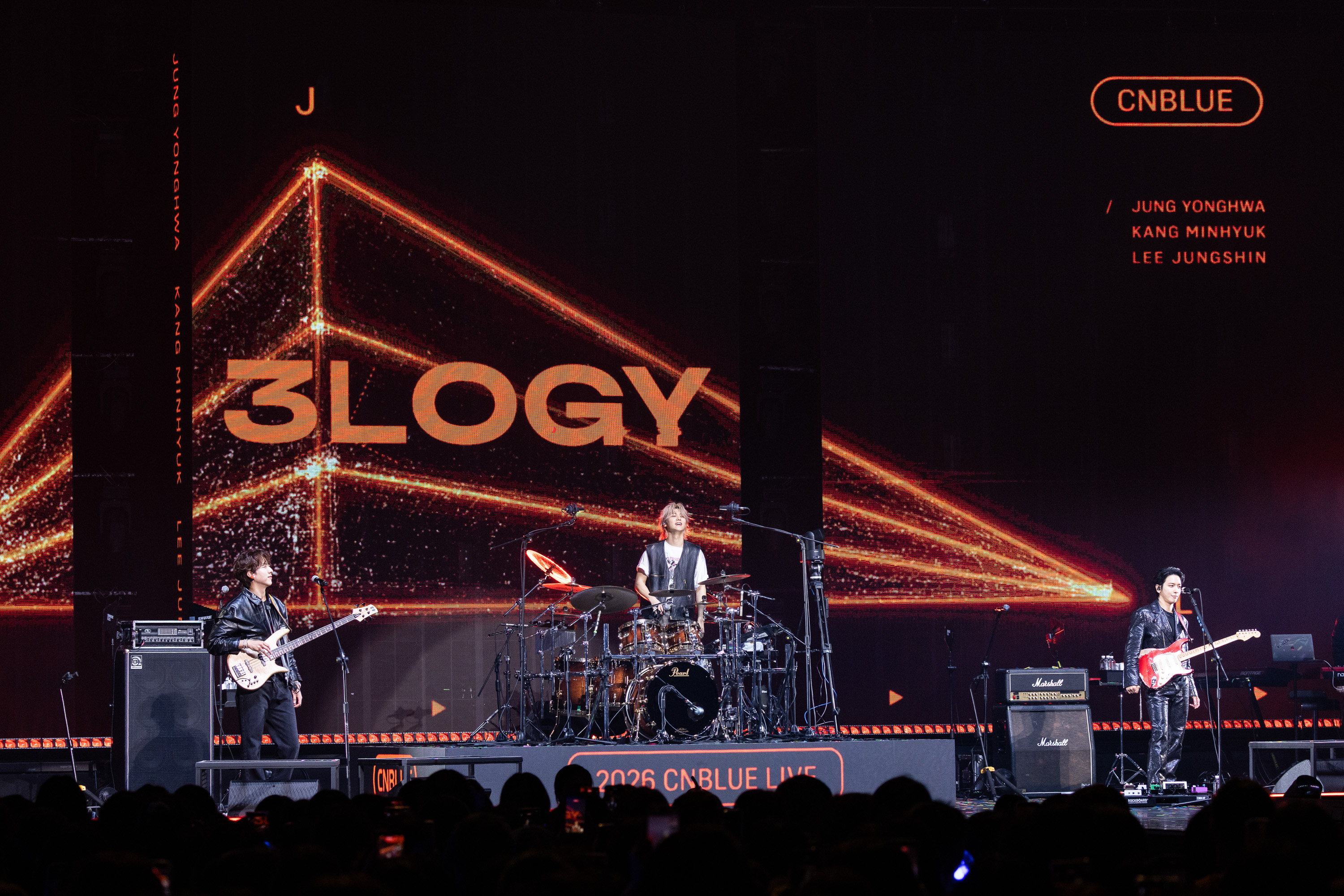 CNBLUE今、明兩天在北流舉辦「3LOGY」演唱會。（和協整合行銷提供）