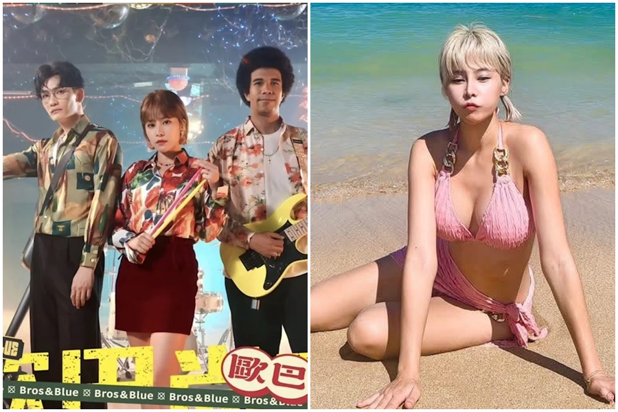 本土台語樂團「歐巴尚青」爆出已婚團員大搞不倫戀，主唱嚴之（左1）與鼓手陳曼青（中）瞞孕妻開房間穿情趣內衣激戰。（翻攝自陳曼青、歐巴尚青IG）