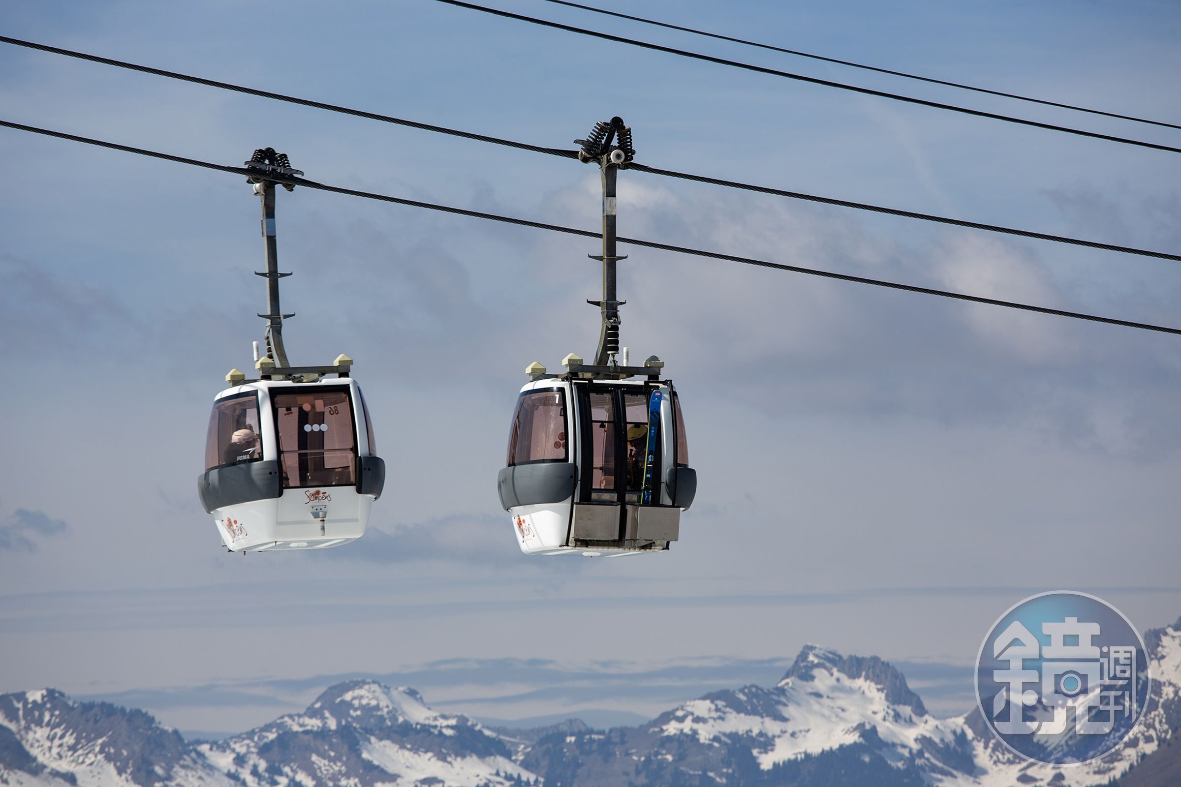 Grand Massif是法國第四大滑雪場,由62座纜車串連。