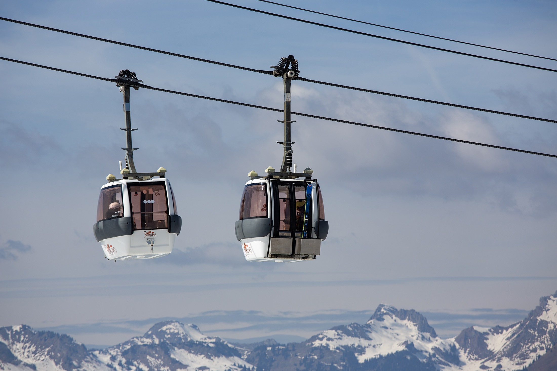 Grand Massif是法國第四大滑雪場，由62座纜車串連。