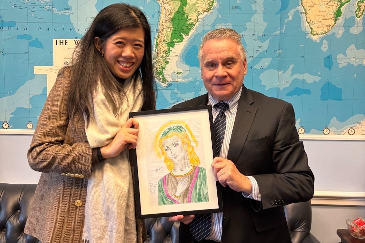 在法理途徑受阻且父親健康持續惡化之際，黎智英的女兒黎采轉向國際輿論尋求支援。（翻攝自網路）