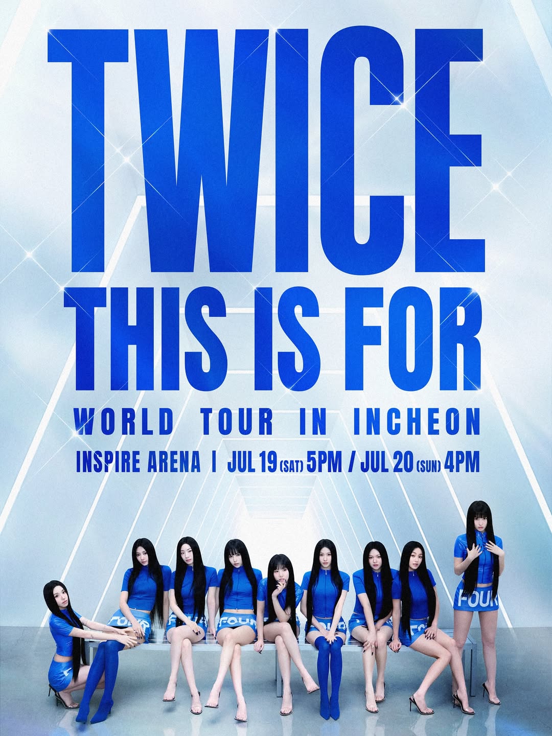 TWICE11月22日登上高雄世運主場館開唱，粉絲摩拳擦掌準備搶票，但也喊話辦一場不夠，許願可以加場。（翻攝自TWICE IG）