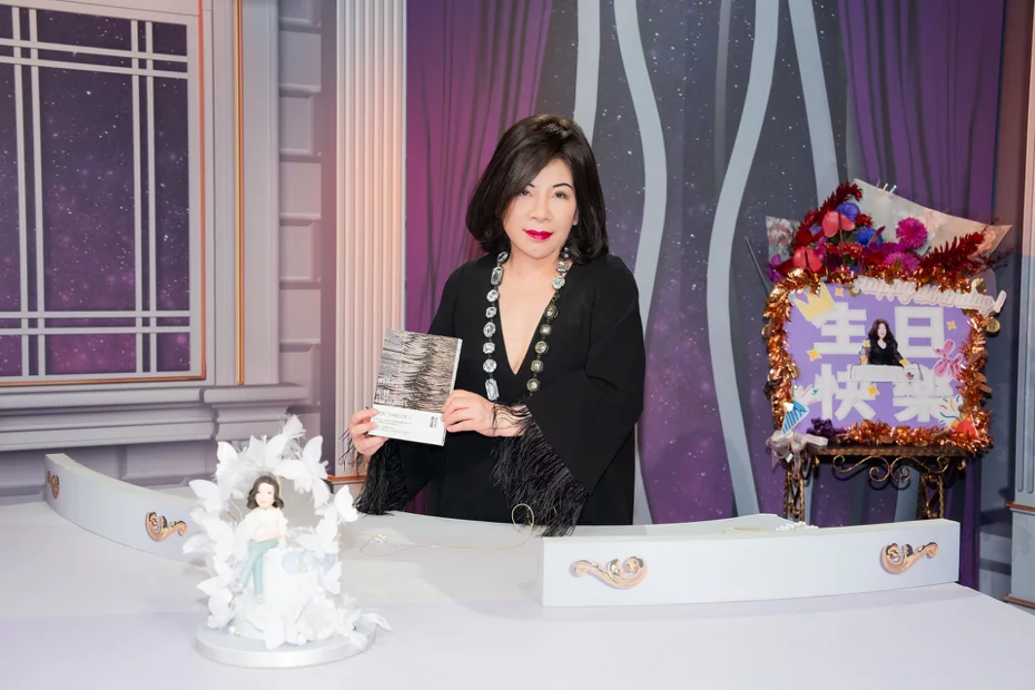 陳文茜歡慶66歲生日。（TVBS提供）