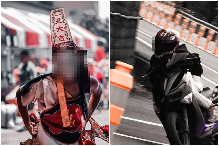 17歲駱姓少年當街持預藏的30公分刀具，狂砍前女友30多刀身亡，手段凶殘。（翻攝當事者社群）