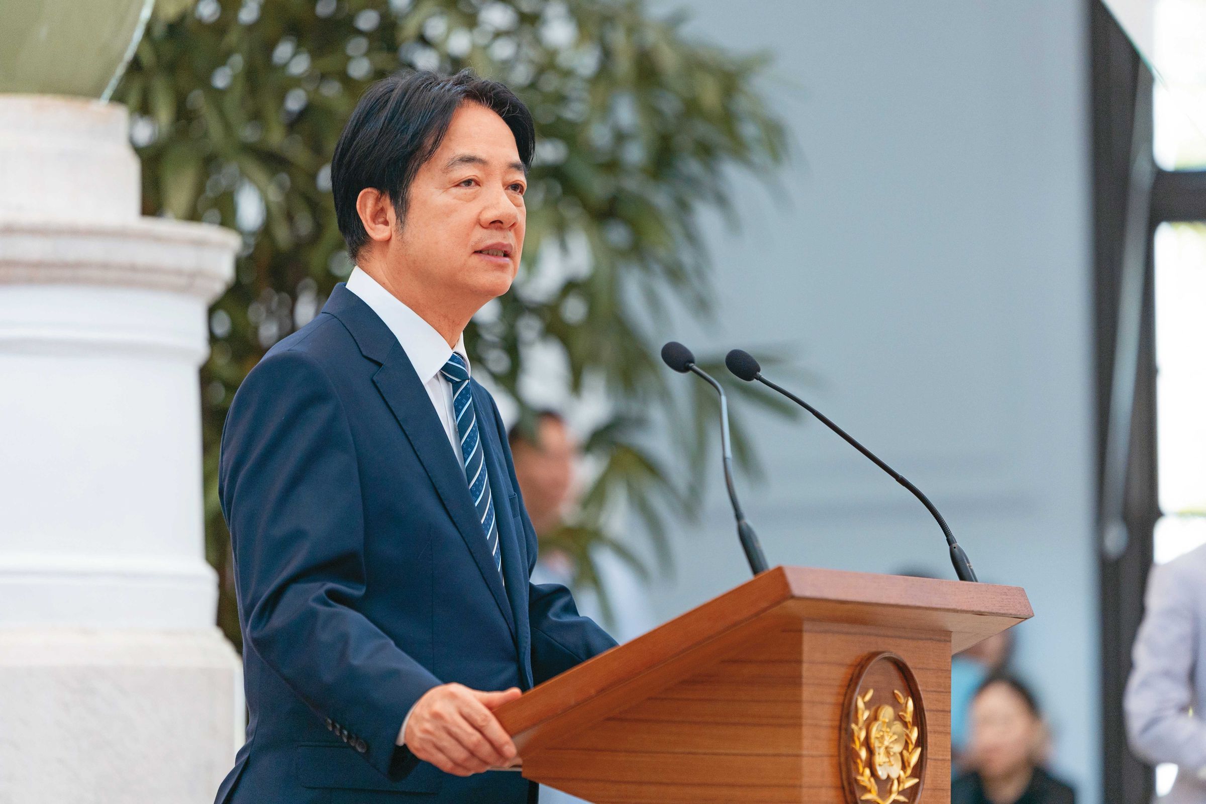 總統賴清德於就職1週年演說中提出「台灣主權基金」政策，引發討論。（總統府提供）