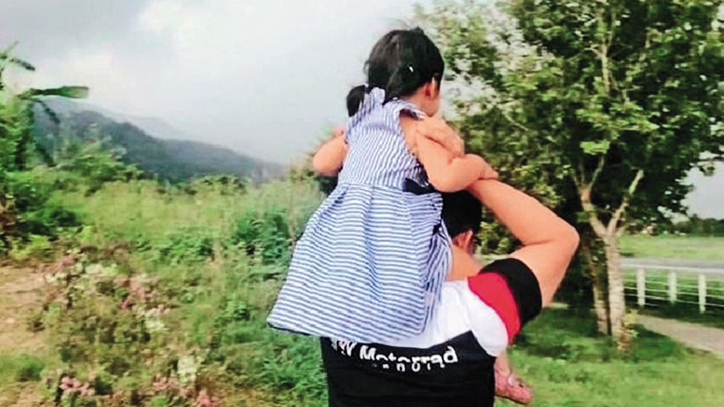 被害女童平日與鄺男互動良好，沒想到卻慘死在鄺的手中。（翻攝鄧女臉書）