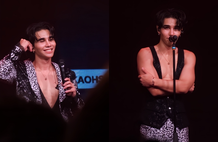 羅杰夫Jeff Satur上週六在高雄開唱，數度被粉絲的合唱驚艷並感動。（讀者提供）