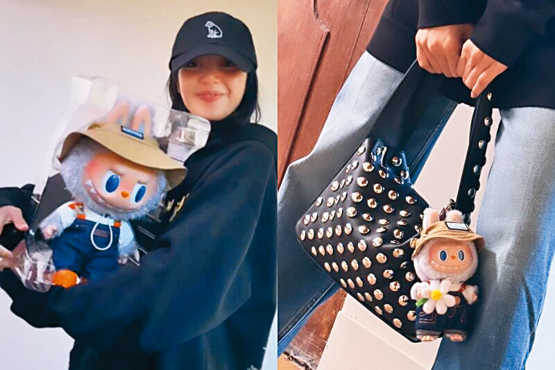 近期讓Lisa瘋狂著迷的「LABUBU」,正是香港設計師龍家昇筆下The Monsters精靈天團的角色之一。(翻攝自Lisa IG)