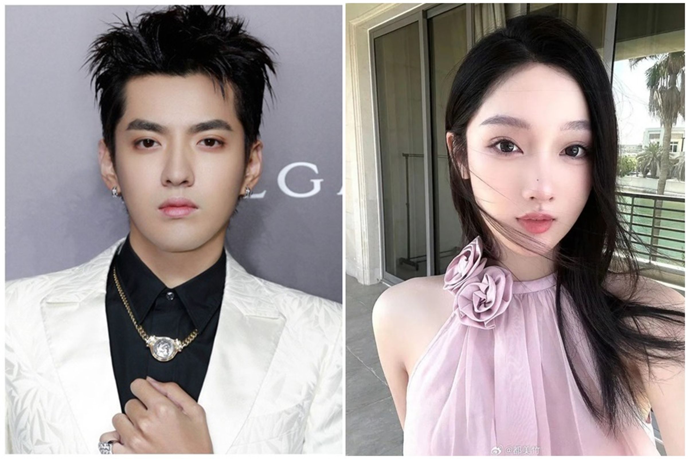 中國偶像吳亦凡2021年遭網紅都美竹指控性侵未成年,一審遭判刑,但今爆出劇情反轉戲碼。(翻攝自吳亦凡、都美竹微博)