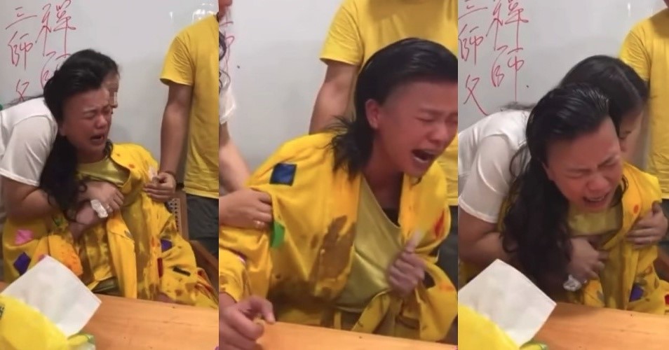 自稱能與外星人溝通的台東玄濟宮主事「尬電師父」鄔馨茹,宮廟23日深夜驚傳遭不明人士潑灑穢物。網路上更流傳一段鄔馨茹情緒徹底失控的影片引發熱議。(翻攝自Threads)