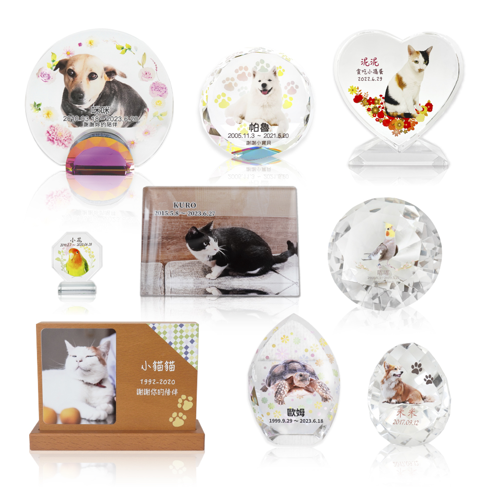 藉由DEARPET祈念牌位讓飼主有毛寶貝化身般的安心感。（DEARPET毛寶貝回憶店提供）