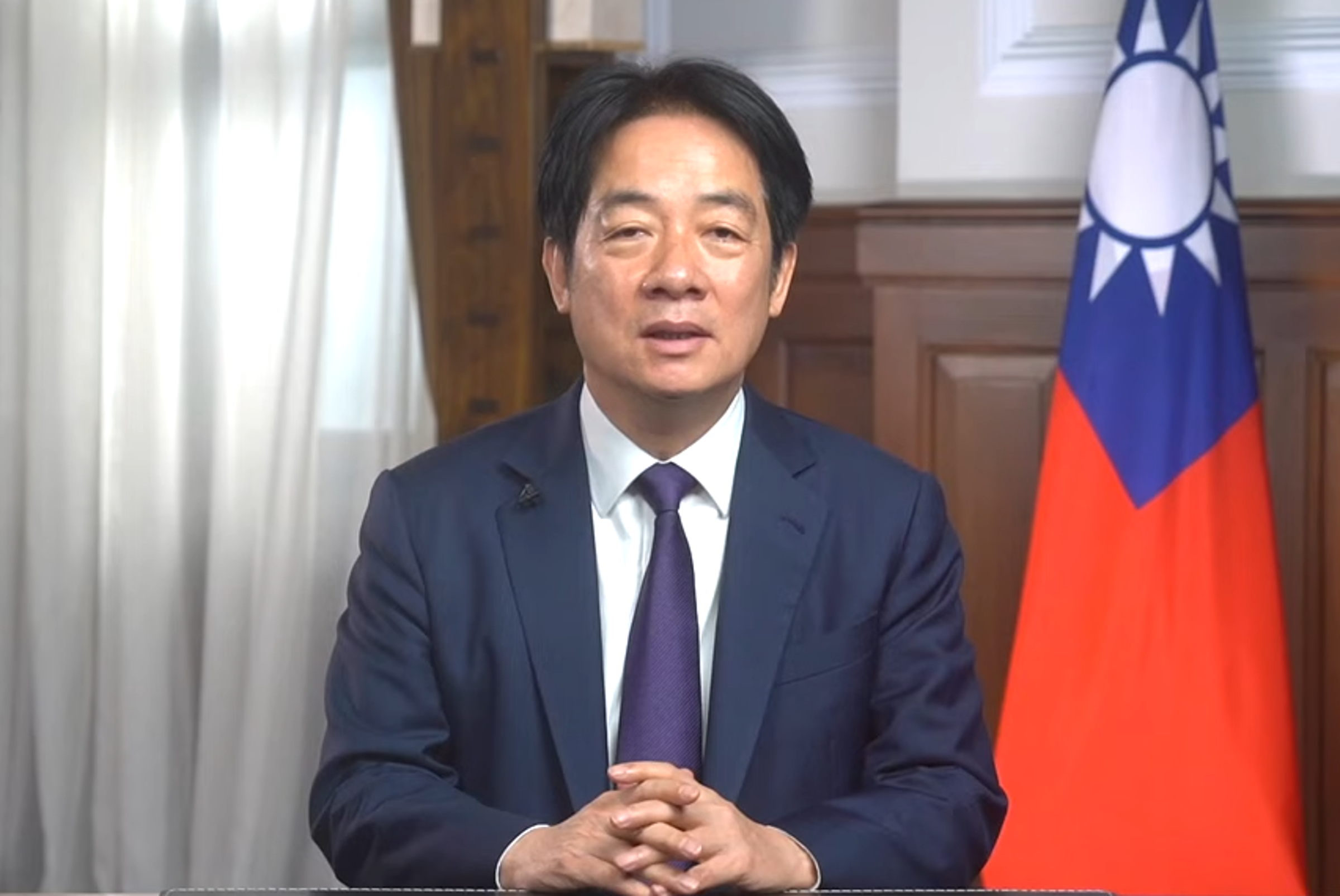 對於美國關稅的衝擊,賴清德稍早發布影片回應應對措施。(翻攝自賴清德影片)