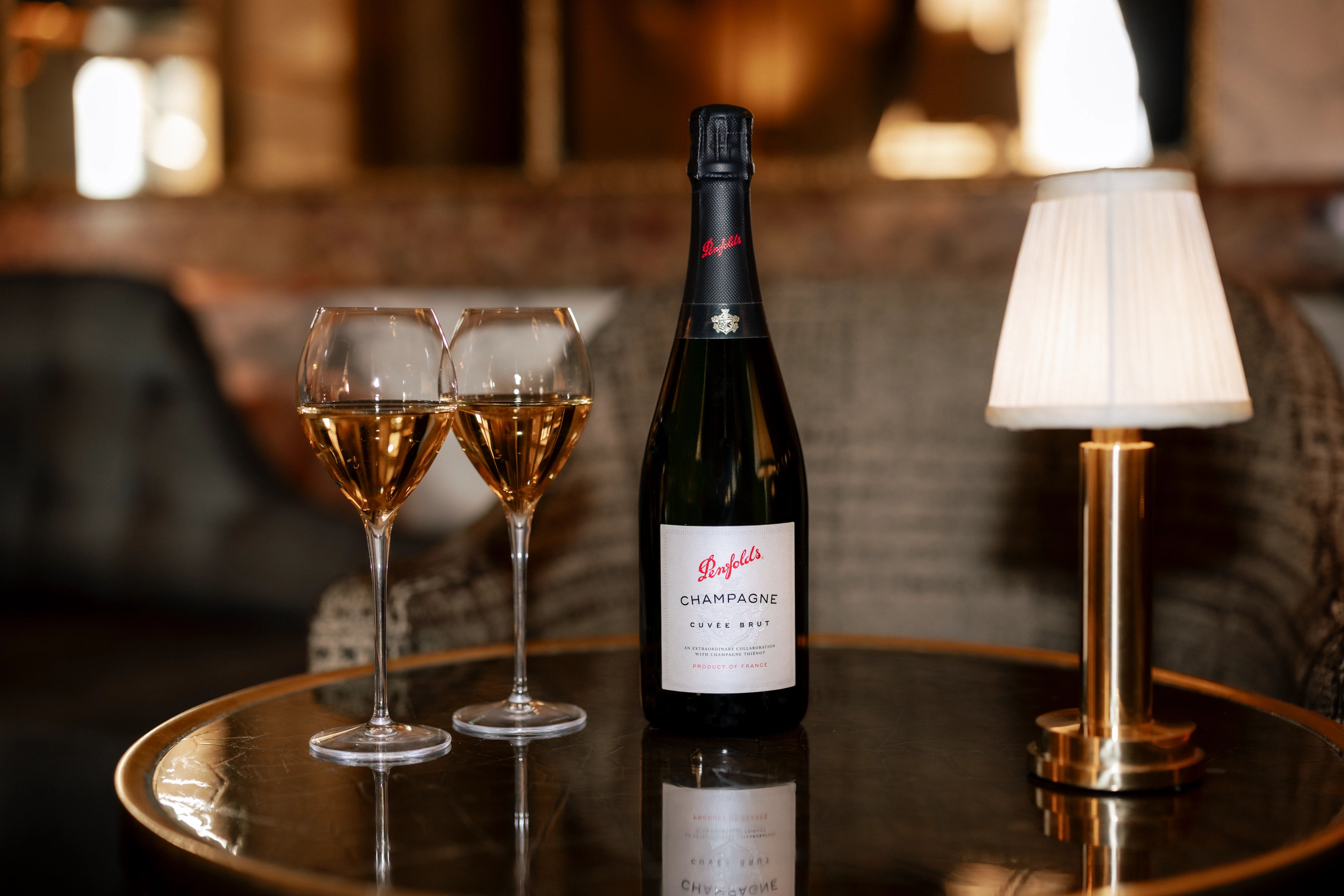 今年2月「Penfolds Cuvée Brut NV」已在法國搶先亮相,明年2月也將於台灣上市。(2,200元/750ml,奔富提供)