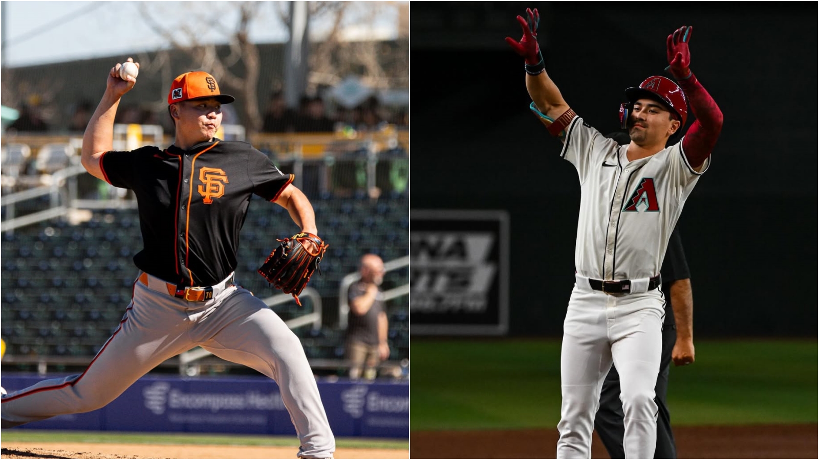 鄧愷威「橫掃球」太銷魂，連賞卡仔2次三振。（翻攝IG）