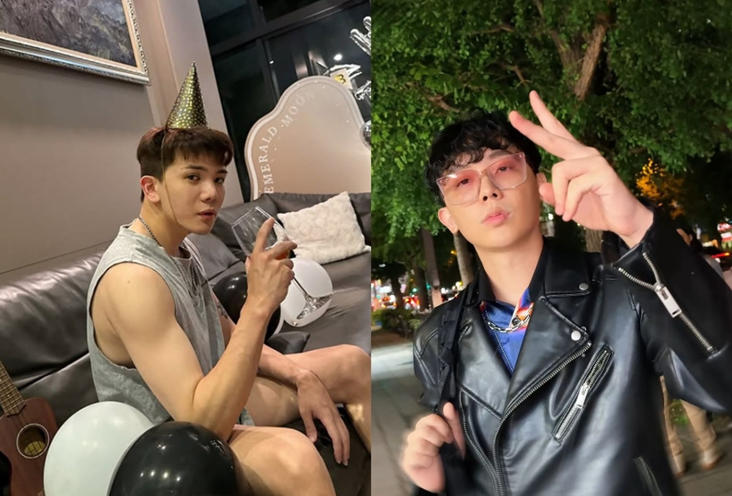 酷炫與孫生先前曾在直播自爆有拍攝性愛影片,且互相交流的習慣。(翻攝IG@)