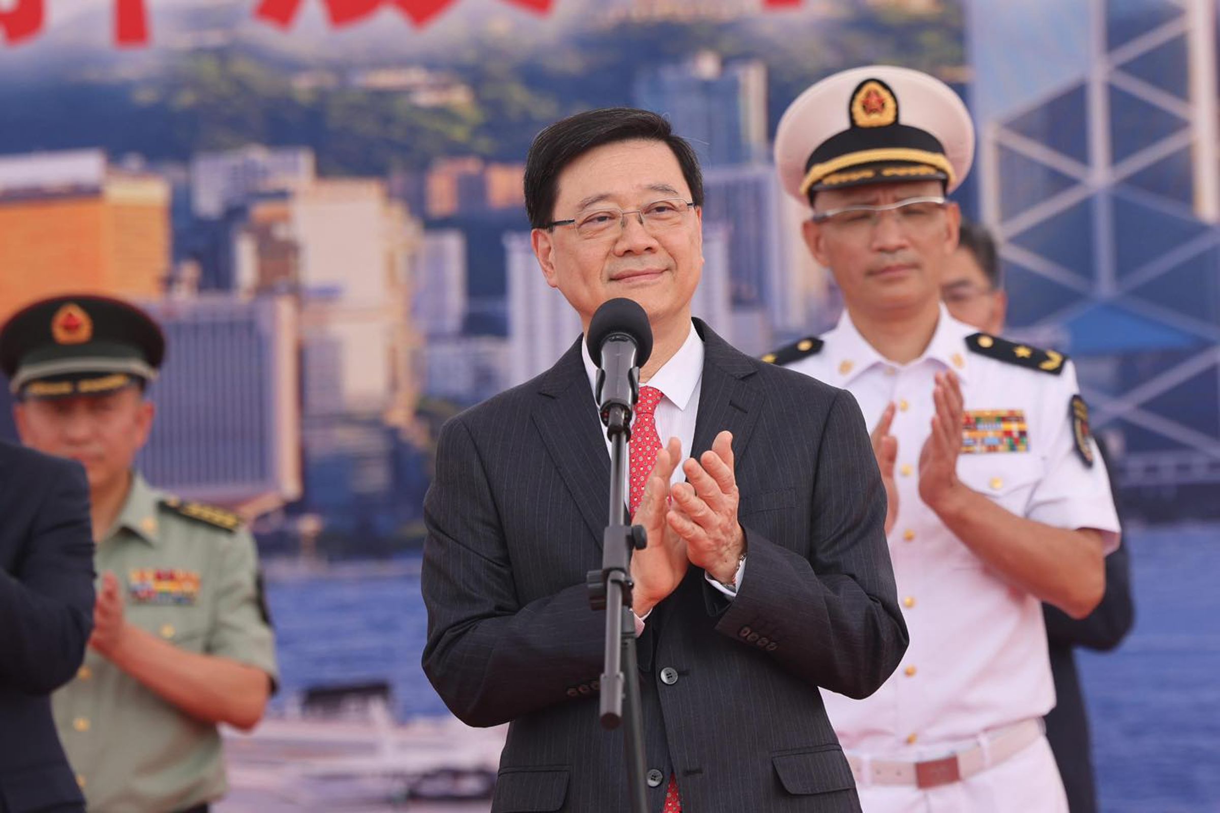 香港特首李家超今po文嗆黎智英,「損害國家根本利益和香港市民福祉,其行可恥,其心歹毒。」(翻攝自李家超臉書)