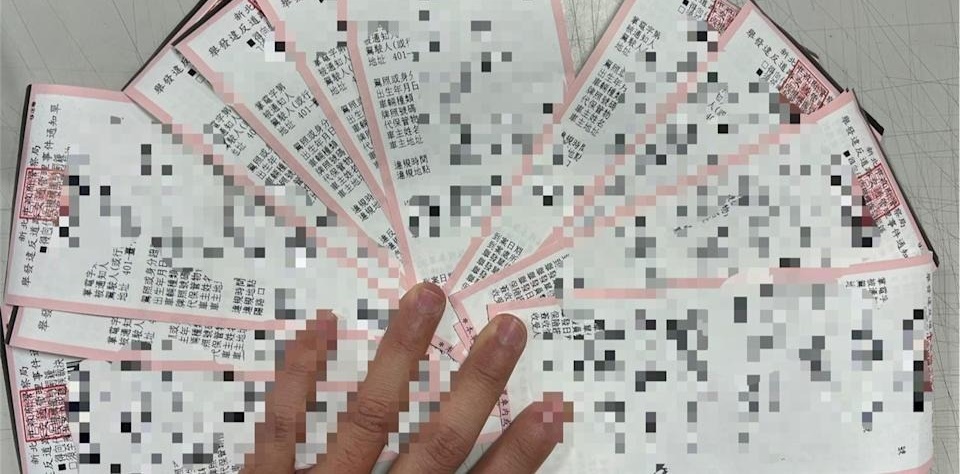 一名澳門籍男子來台旅遊自駕，短短數日內未依國內限速規定，在多條國道與快速道路接連超速，被警方開出6張罰單。（翻攝畫面）