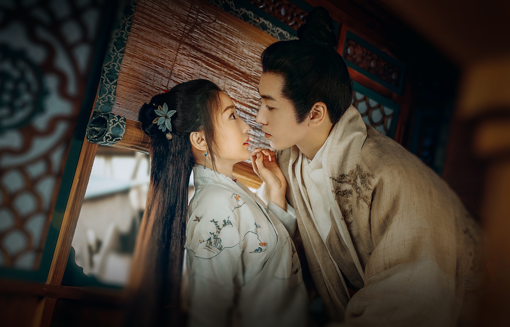 《雲襄傳》陳曉和毛曉彤萌生情意。（中視提供）