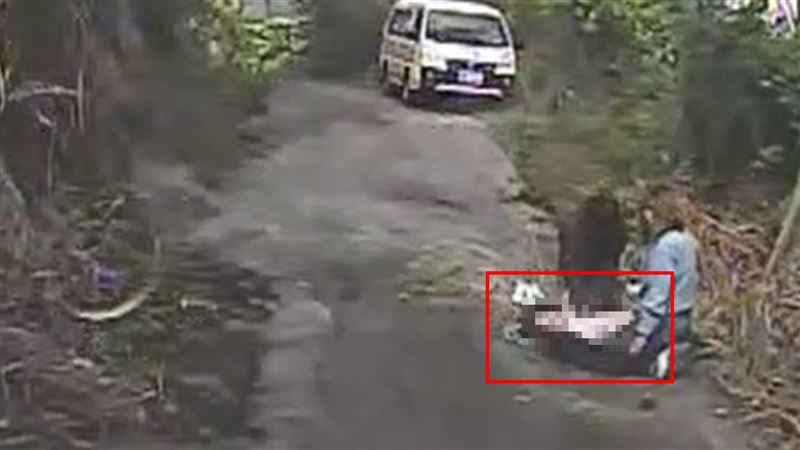 嘉義一名27歲蕭姓女子18日到花蓮玩飛行傘設施，疑扣環鎖頭不慎鬆脫，導致當場墜地身亡。（翻攝畫面）