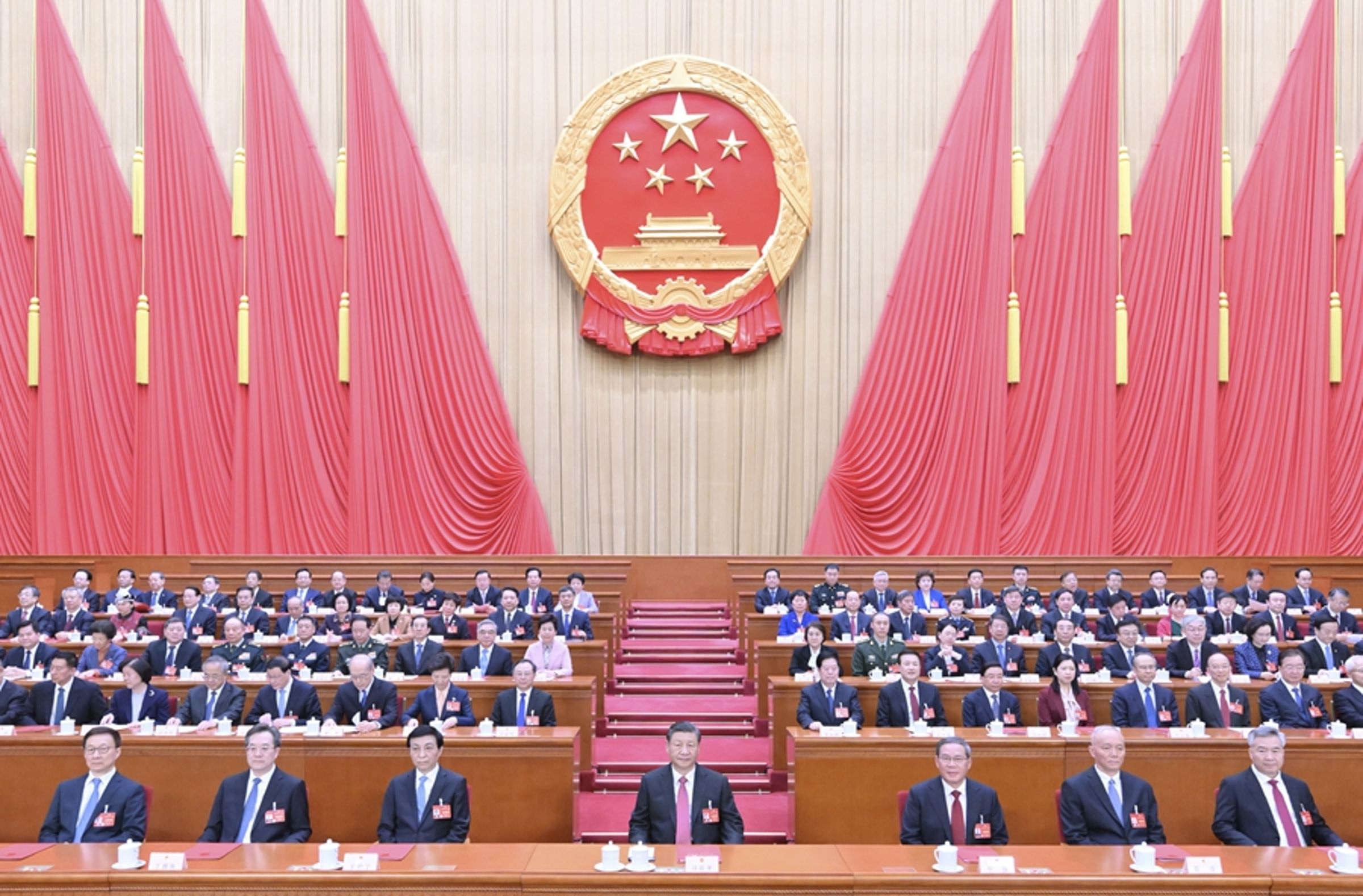 中共全國人大會議日前落幕。（翻攝新華社）