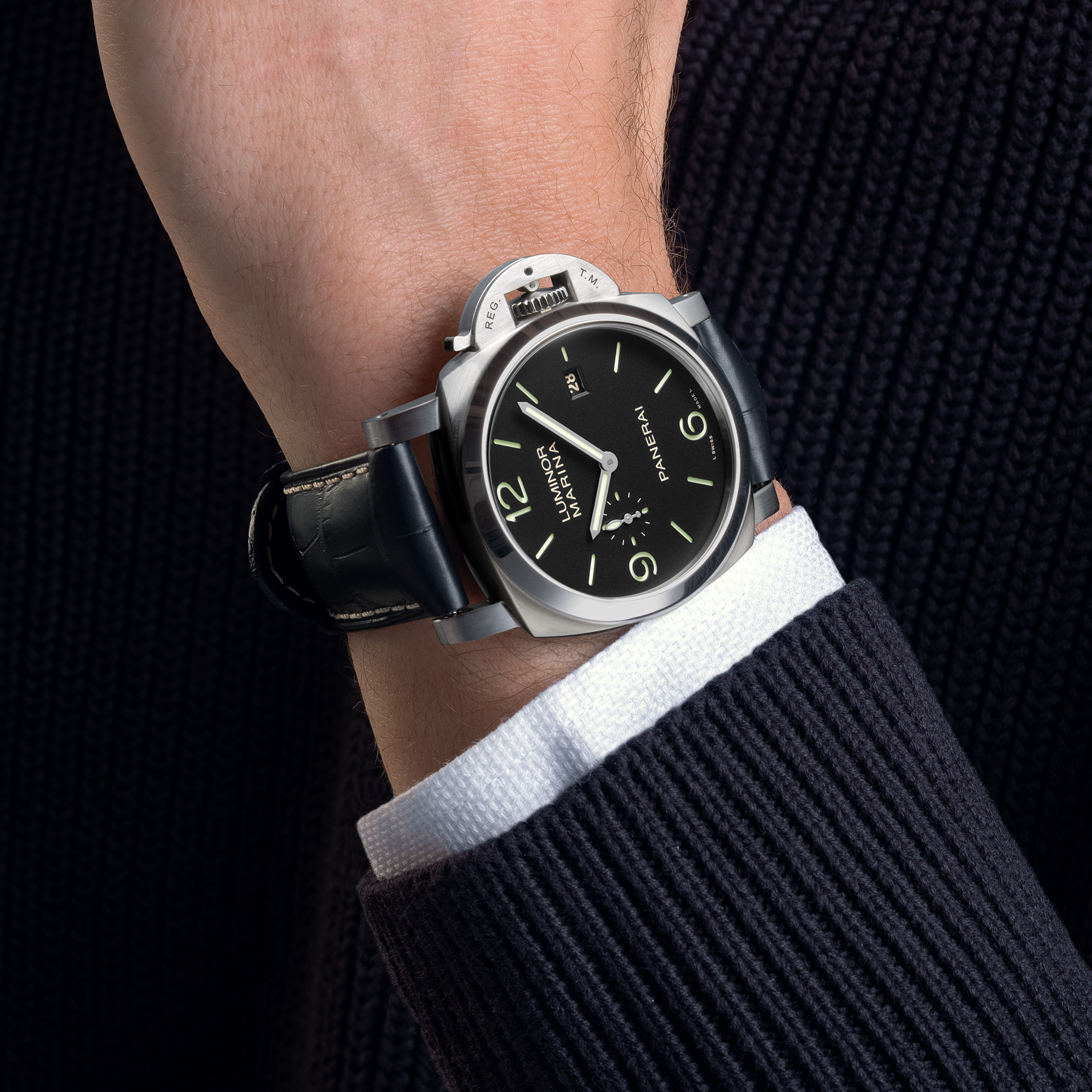 新錶 2025 ／最帥軍錶的時尚進化！沛納海發表 Luminor Marina 全新世代