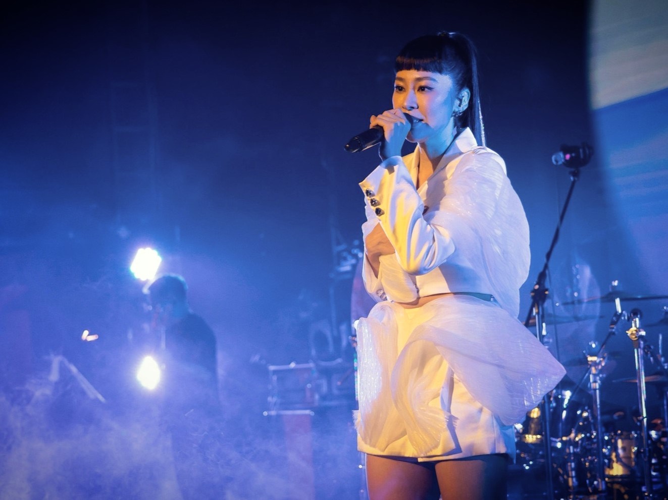 張棋惠日前舉辦《米米之音》25週年演唱會。（好撐音樂提供）