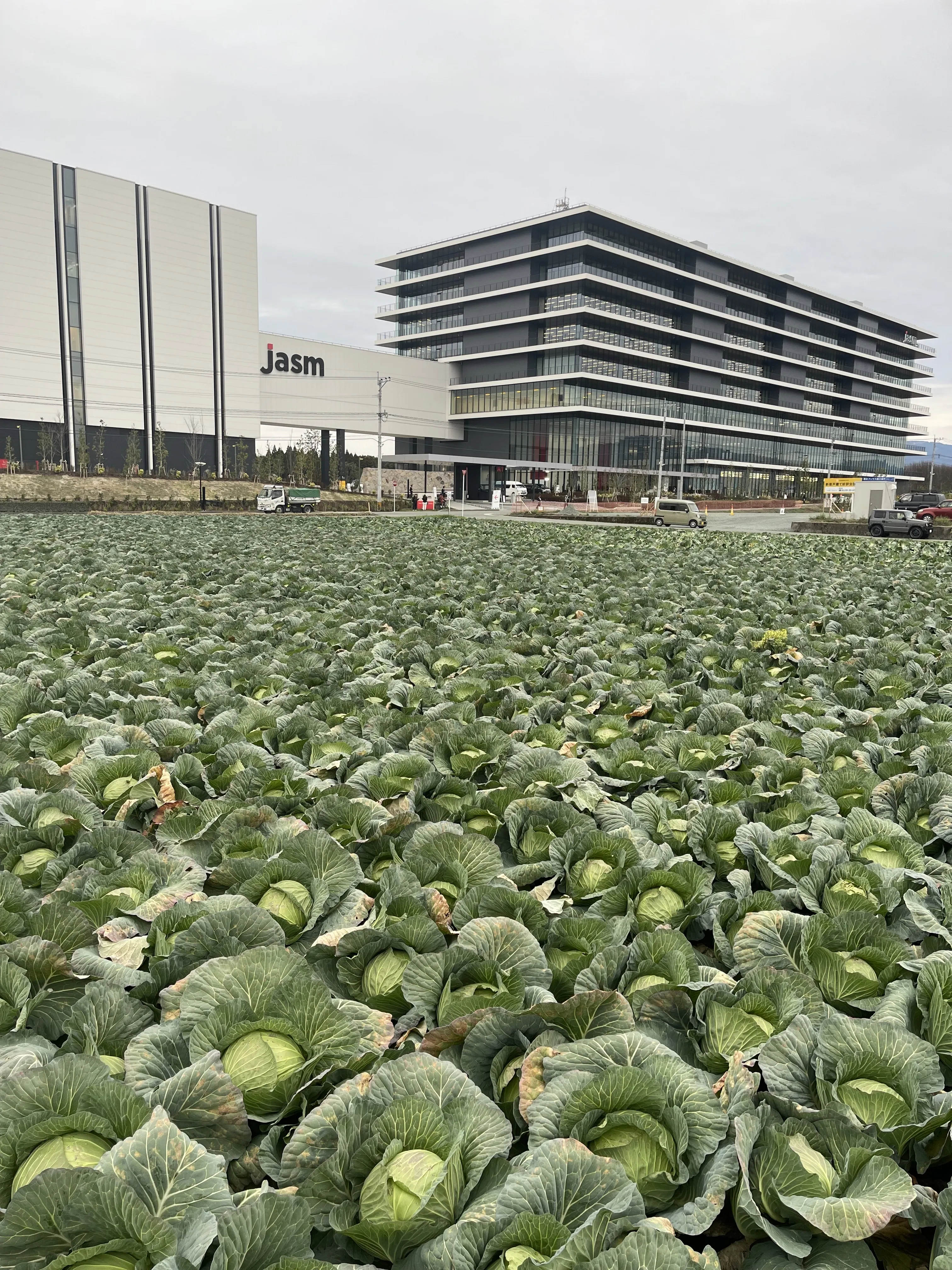 台積電將與索尼合資兩千億，在熊本興建影像感測器工廠，圖為台積電熊本廠。
