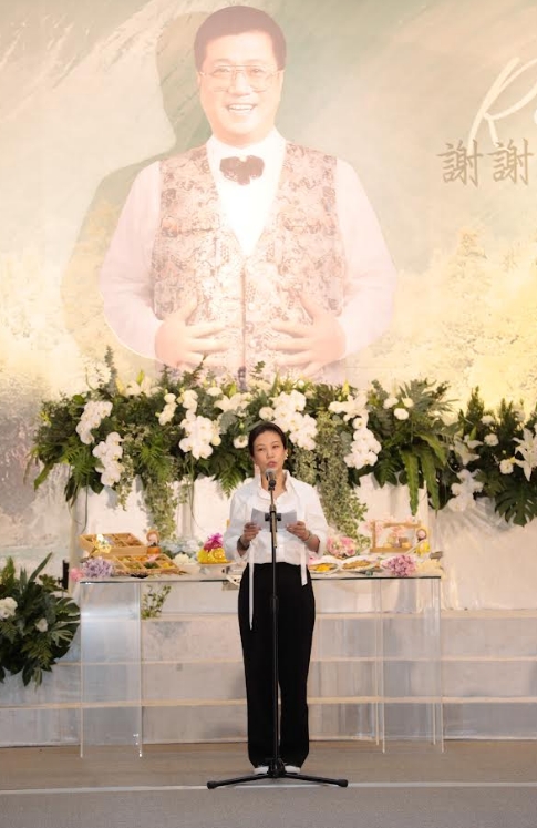女兒林有慧淚眼分享著與父親相處點滴。