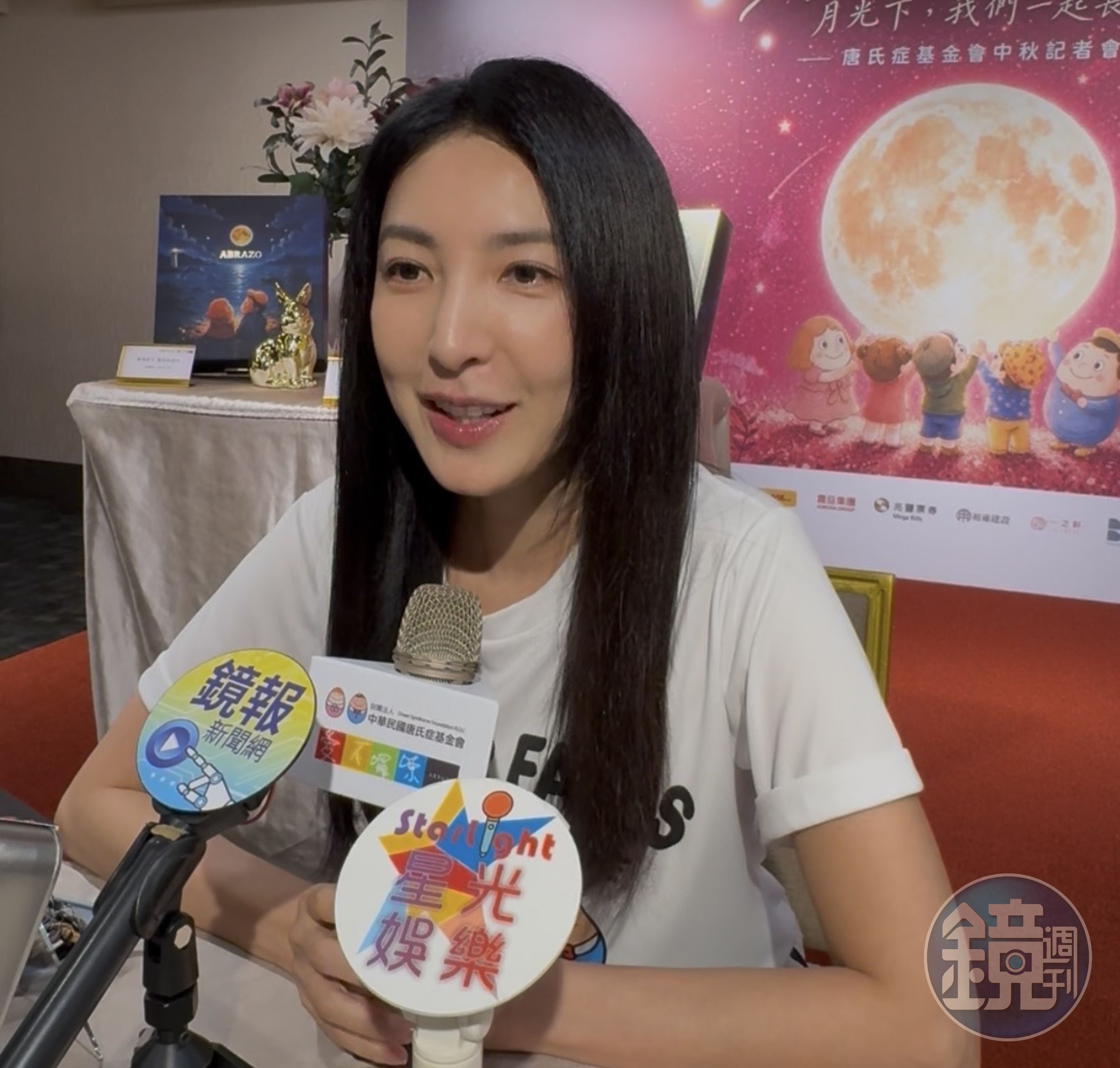 楊謹華受訪聊到陳庭妮生寶寶一事很開心。葉婉如攝