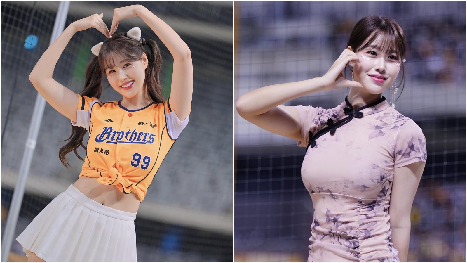 金渡兒加盟中信兄弟啦啦隊，人氣水漲船高。（翻攝IG）