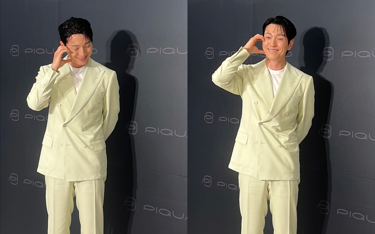 鄭星一做出手比愛心pose時會先有害羞表情。