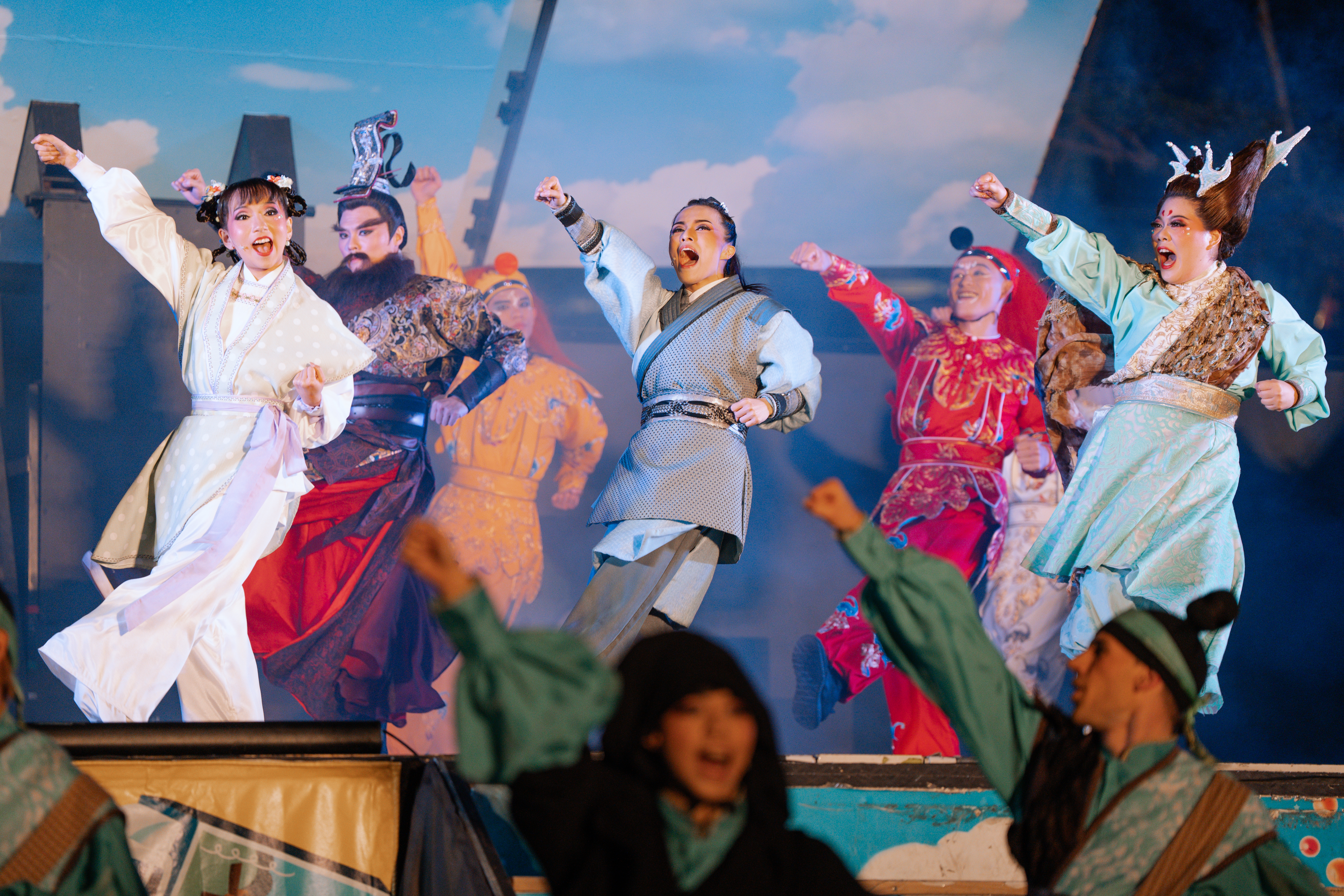 唐美雲歌仔戲團《收妖日記：顛倒大王的秘密》劇照。（紙風車文教基金會提供）