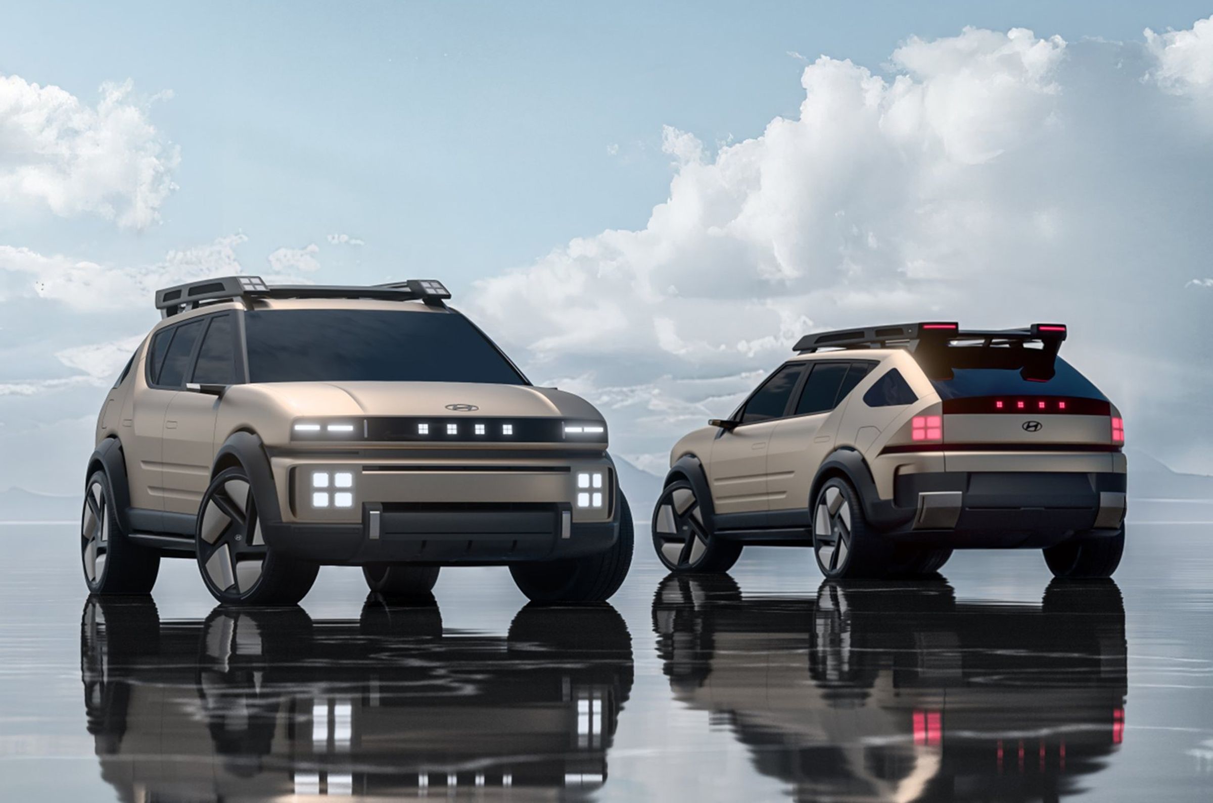 HYUNDAI日前展示了其Initium氫能概念車。