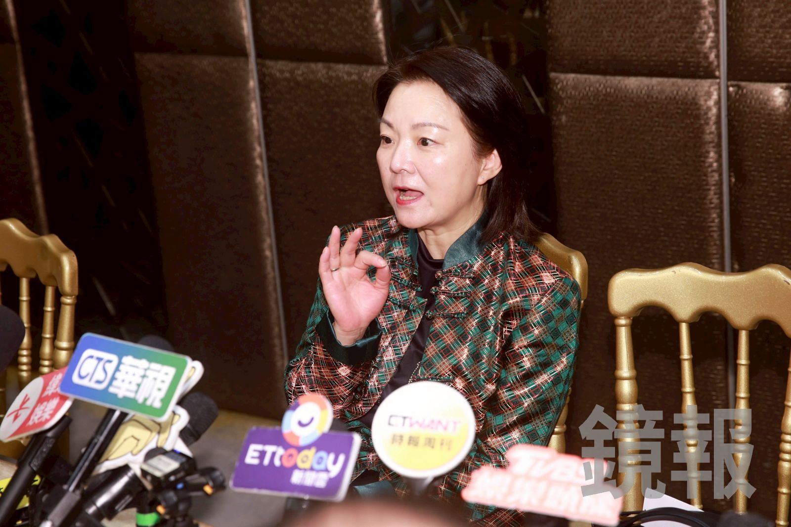 夏禕自外孫女6個月大起便親自照顧，並曾公開帶孫女參加活動。（鏡報提供）